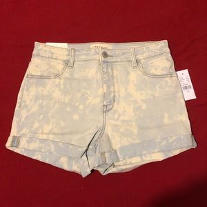 NWT PacSun Super Stretch Foam Wash Denim Shorts